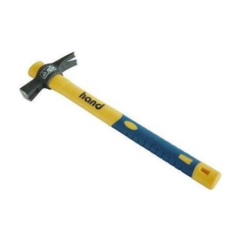 Martello  carpentiere  m.fibra  hand - Acciaio  forgiato  sm.mm  25x34  gr  250  +  magnete