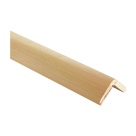 Paraspigolo  liscio  legno  pircher - Ayous  grezzo  mm  28x28  h.mm  3000
