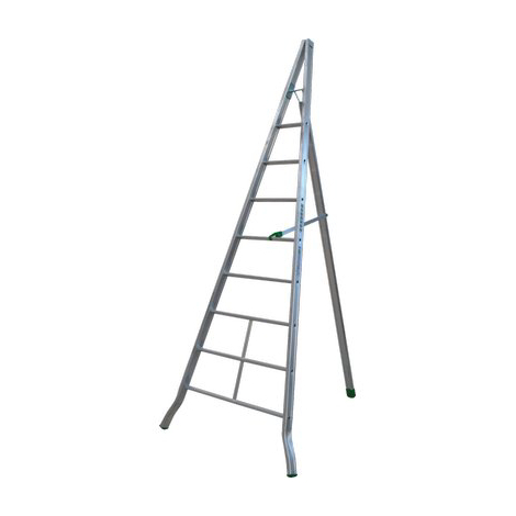 Scala triangolare agri facal - Alluminio h.cm 350 pioli 10