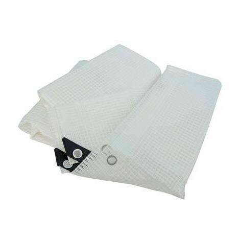 Telone  occhiellato  leno  kristal  hand - Trasparente  gr/mq  160  mt  3x1,5