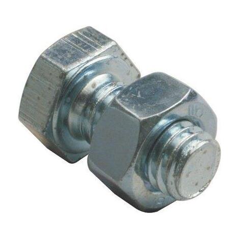 Bullone metallo tde - Classe 4.8 fil intero zincato mm 8x16 cf=pz 200