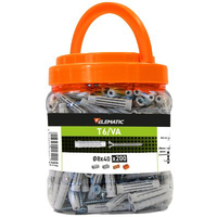 Tassello nylon t6/va vite tsp promopack elematic - Mm 8x40 cf=pz 200