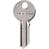 Chiave piatta serratura cancello s001 c001 workit - Ottone cromato