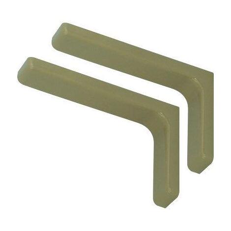 Reggimensola ricoperta leonardo bolis - Acciaio/plastica frassino mm 240x144 cf=pz 2