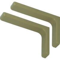 Reggimensola ricoperta leonardo bolis - Acciaio/plastica frassino mm 240x144 cf=pz 2