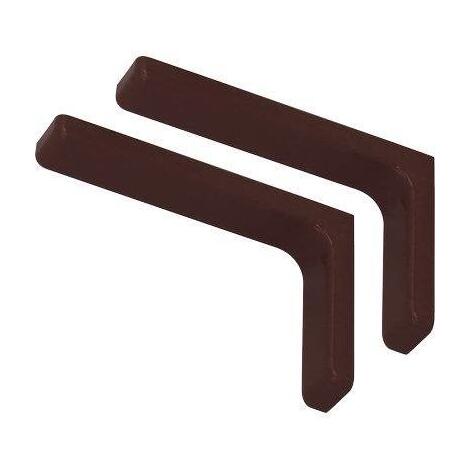 Reggimensola ricoperta leonardo bolis - Acciaio/plastica marrone mm 180x114 cf=pz 2