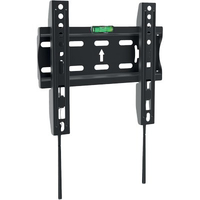 Supporto tv piatta quadro 1 bravo - Acciaio verniciato nero 15"/40" kg 30