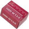 Punto  53  x  fissatrice  ro-ma - M  53/  6  zincato  cf=pz  5000  mm  10,15x6