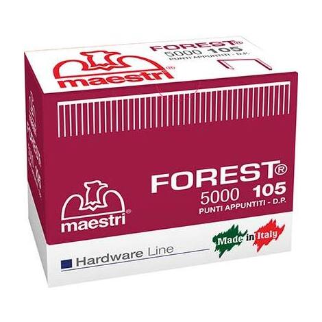 Punto  forest  105  x  fissatrice  ro-ma - Zincato  cf=pz  5000  mm  10,05x5