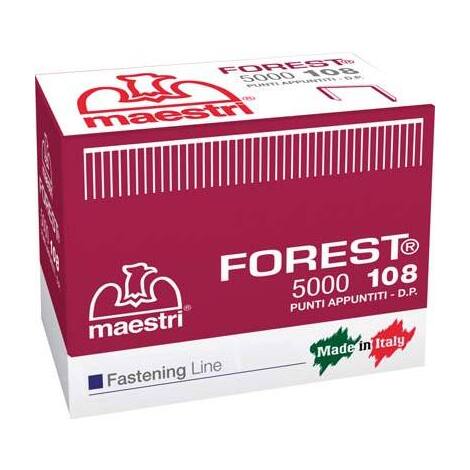 Punto  forest  108  x  fissatrice  ro-ma - Zincato  cf=pz  5000  mm  10,05x8