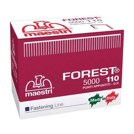 Punto  forest  110  x  fissatrice  ro-ma - Zincato  cf=pz  5000  mm  10,05x10