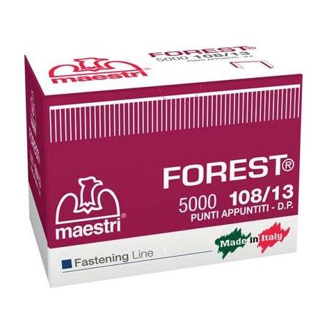 Punto  forest  108/13  x  fissatrice  ro-ma - Zincato  cf=pz  5000  mm  10,05x8