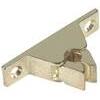 Fermaporta  a  pinza - Ottone  lucido  mm  60x14  h.mm  30