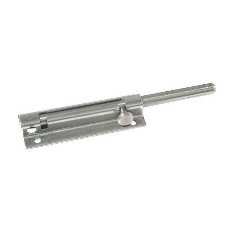 Catenaccio portalucchetto tondo 15/i ibfm - Acciaio inox piastra mm 33 cm 9/15