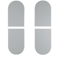 Copertura cerniere invisibili eclipse 3.2 agb - Plt cromo opaco mm 35x23 cf =pz 4