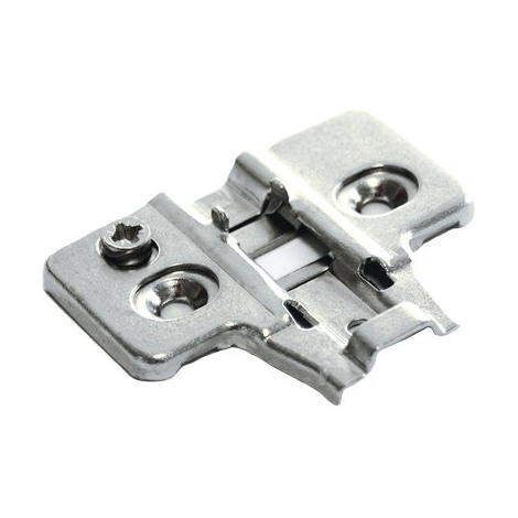 Basetta cerniera incasso f212 f290 f214  danco - Acc nich regolabile h.mm 0 mm 45x54