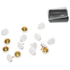 Puntina disegno pronty - Ottonata testa plastica bianco cf=pz 70