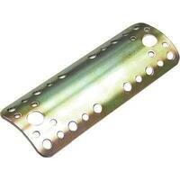 Giunzione gazebo dritta tondo 933 - Zincata gialla palo mm 80/100 s.mm 2,0 mm 170x 65