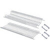 Scolapiatti  scolabicchieri  acciaio  cromato - Supp  laterali  plt  l.cm  76