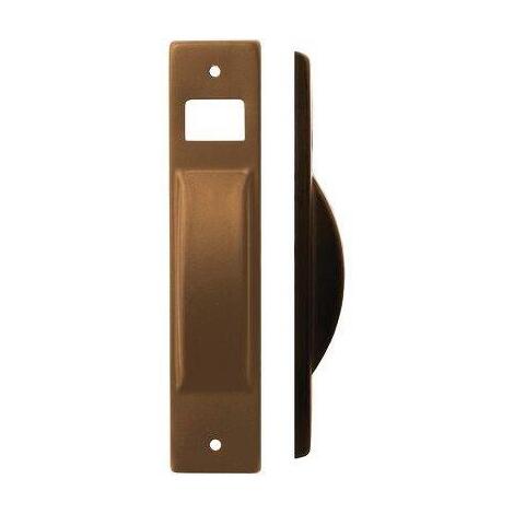 Placca  avvolgitore  a  semincasso - Veniciata  bronzo  mm  40x195