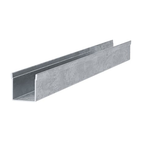 Guida x tapparelle - Zincata s.mm 0,8 mm 19x27 h.cm 170