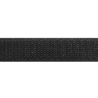 Velcro adesivo x tenda - Nero maschio h.cm 2 mt 50