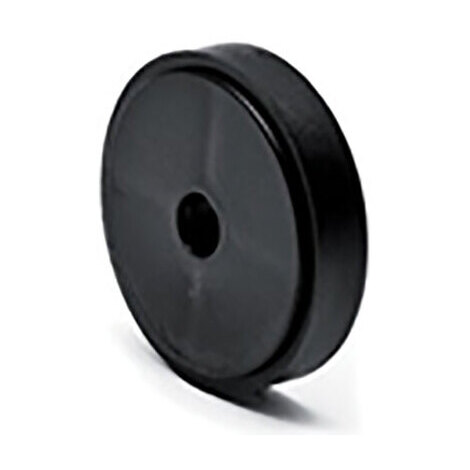 Spessore  x  fermapersiane  automatico  grillo - Plastica  nera  diamentro  mm  39  spessore  mm  7,5