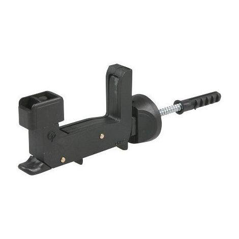 Nottola fermapersiane automatico - Plastica nera registrabile s.mm 41/57 vite mm 150