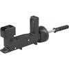 Nottola fermapersiane automatico - Plastica nera registrabile s.mm 41/57 vite mm 150