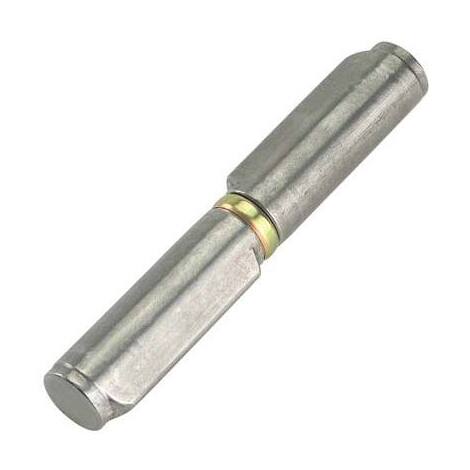 Cerniera  costa  a  saldare  257  combi - Perno  ottone  e  cuscinetto  mm  18x20x140