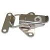 Chiusura  a  leva  portalucchetto - Acciaio  grezzo  nichelato  +  incontro  mm    52x33