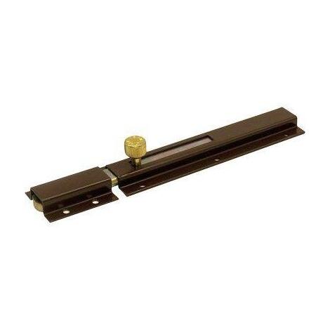 Catenaccio traverso ricoperto 32 ibfm - Vern. marrone piastra larga mm 40 mm 6x16 cm 25