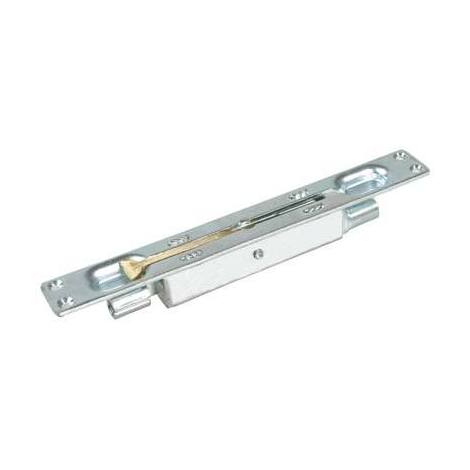 Paletto  incasso  doppia  leva  ottone  422  ibfm - Zincato  p.m8  mm  24x25,0  h.mm  195,5