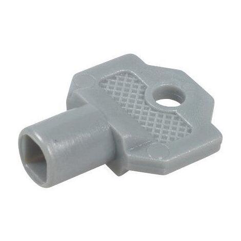 Chiave quadri elettrici impronta quadra - Plastica mm 7x7