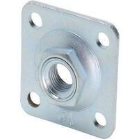 Piastra a saldare 860 combi - Zincata m24 mm 100x100