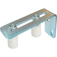 Piastra guida cancello 456 combi - Zinc regolabile mm 195x 50 s.canc mm 102/107