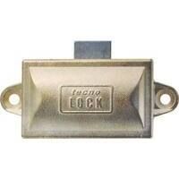 Serratura  ad  aste  rotanti - Zama  ottonata  mm  76x32  chiave  1  leva  mm  17x20