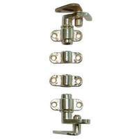 Accessori  in  kit  serratura  ad  aste  rotanti - Zama  ottonata  2  ganci+2  cavallotti+2  perni