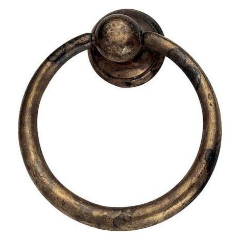 Maniglietta  mobili  arte  povera  mg26  metalstyle - Zama  ottone  anticato  mm  23