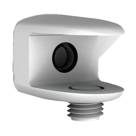 Reggivetro a morsetto bolis - Zama bianco d.mm 21 s.vetro max mm 10,5 cf=pz 2