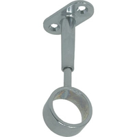 Reggitubo armadio tondo regolabile centrale - Zama cromato h.mm 63/103 tubo mm 20