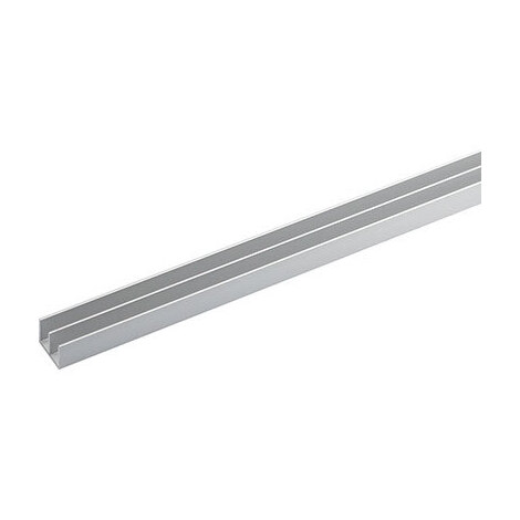 Profilo  canalina  doppia  arcansas - Allum  argento  s.mm  1,0  mm  20x18  h.cm  100