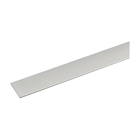 Profilo  piatto  arcansas - Allum  argento  s.mm  2,0  l.mm  12  h.cm  100