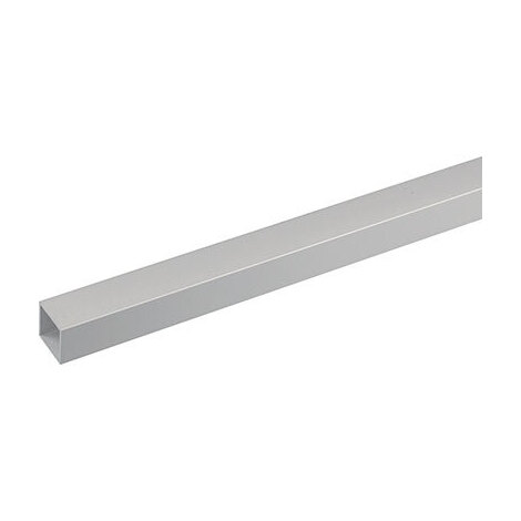 Profilo  quadrello  vuoto  arcansas - Allum  argento  s.mm  1,0  mm  10x10  h.cm  100