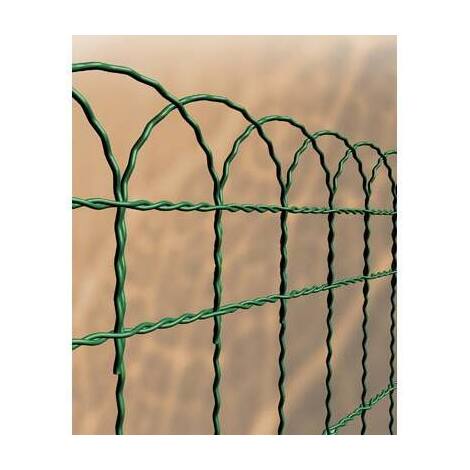 Rete  ornamentale  aiuole  stars - Plastificata  l.mt  25  h.cm    40
