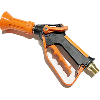 Lancia turbo pistola irrorazione regolabile ad alta pressione con sistema di blocco e selettore di regolazione dello spruzzo e ugello 1,5 mm per pompa irrorazione e diserbo MADE IN ITALY