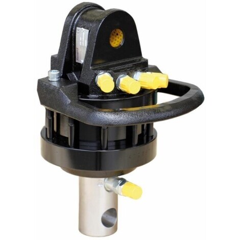 Rotatore da 5 TON carico statico, 2,5 TON carico dinamico, Coppia 1100 Nm. Attacco ad albero  59 mm, rotazione 360