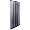 Zanzariera  porta  ecco  strip  a  strisce  irs - Poliestere  nero  cm  140  h.cm  250