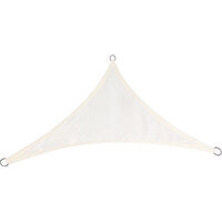 Vela  ombreggiante  luxury  triangolare  stars - Poliestere  ecru  gr/mq  180  mt  3,6x3,6x3,6