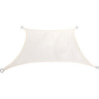 Vela  ombreggiante  luxury  quadra  stars - Poliestere  ecru  gr/mq  180  mt  5x5